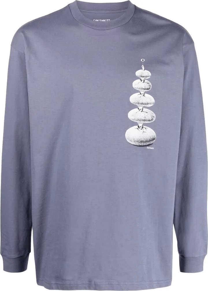 graphic-print long-sleeve T-shirt
