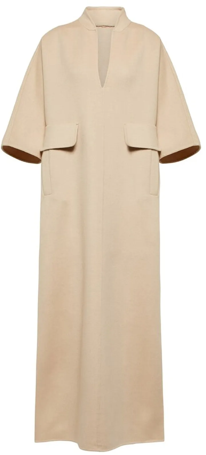 Erasmo camel hair maxi dress