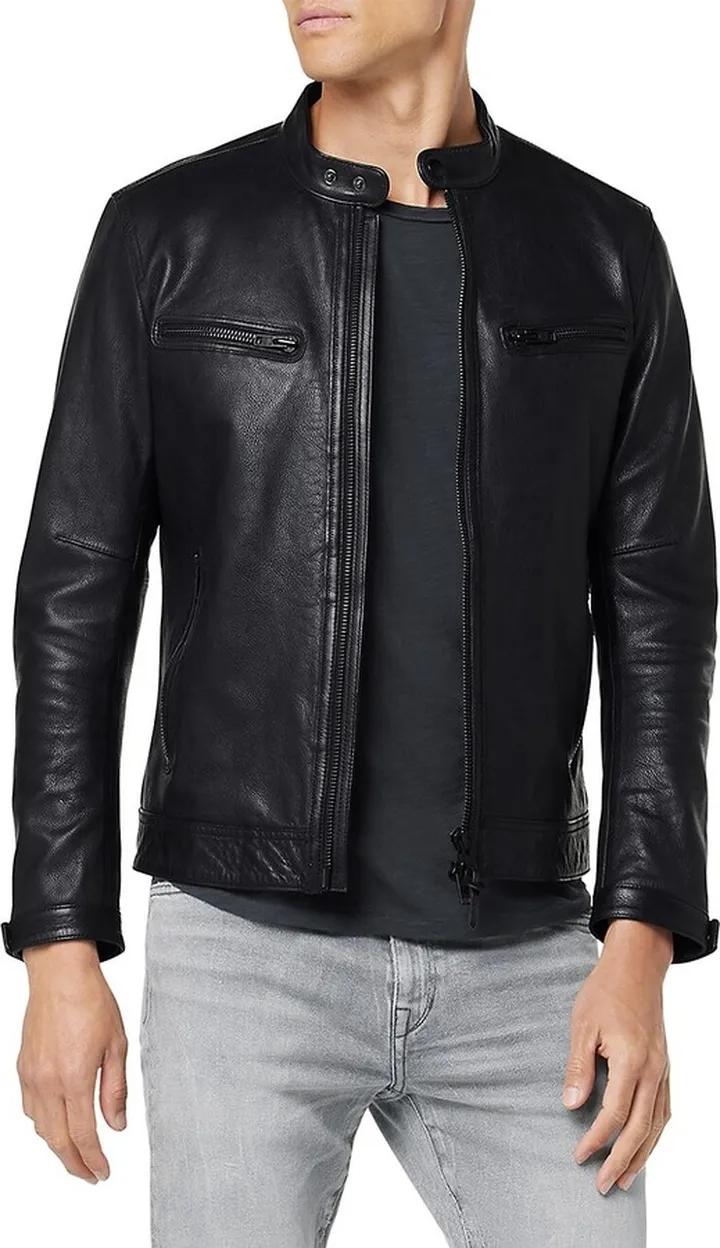 Leather Moto Jacket