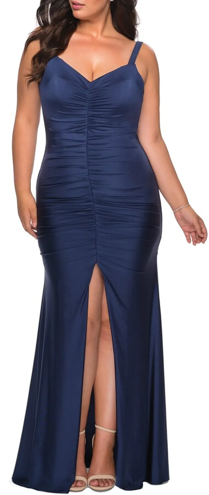 Ruched Jersey Gown