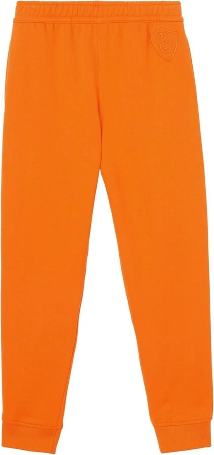 Logo Patch Cotton Track Pants