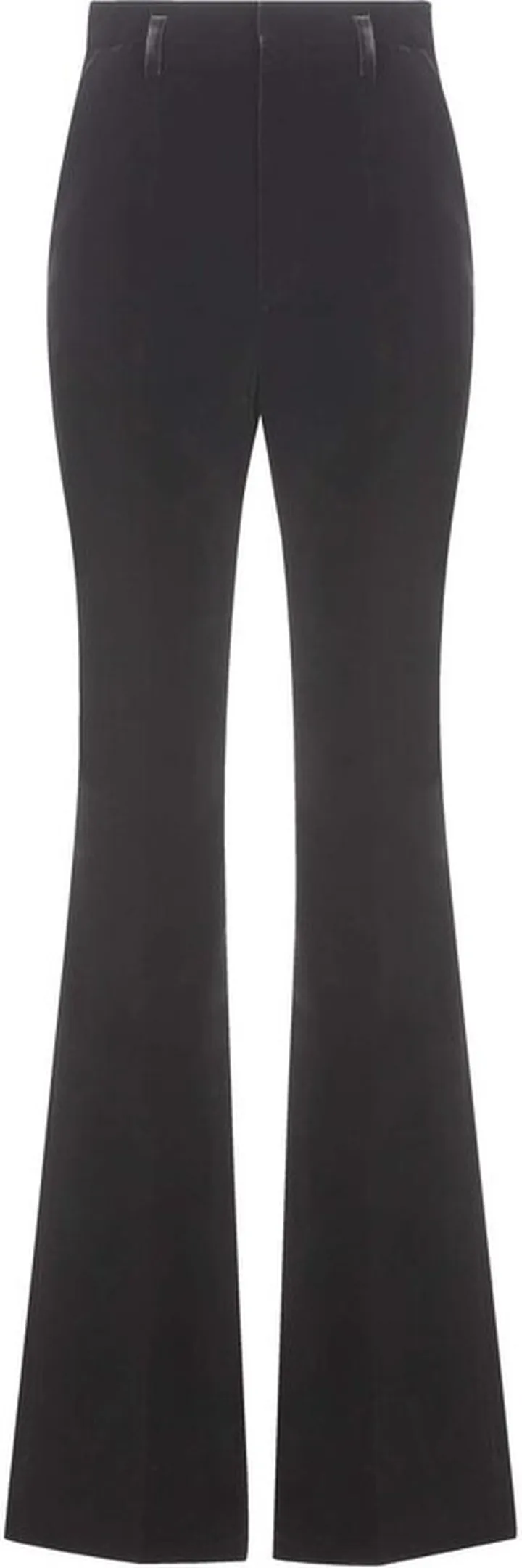 Saint Laurent High Waist Velvet Trousers