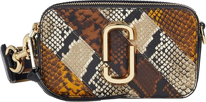 Marc Jacobs Snapshot (Brown Multi) Handbags