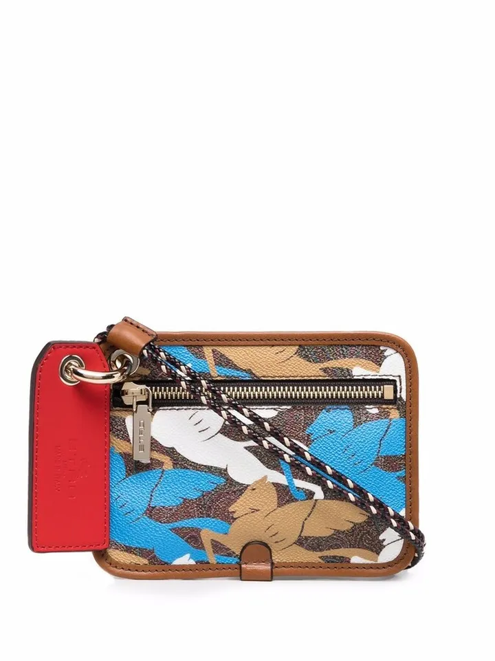 Signature Pegasus Print Shoulder Bag