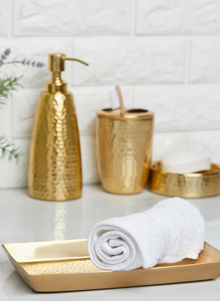 Allegra Hammered Gold Tray