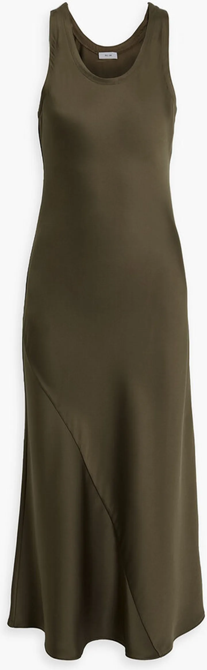 Elodie satin-crepe midi dress