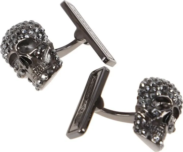 Alexander McQueen Embellished Skull Cufflinks