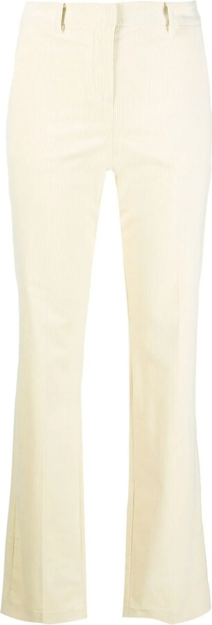 High-Waist Straight-Leg Trousers