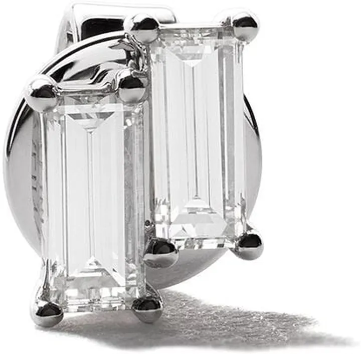 18kt white gold NEVA diamond stud earring