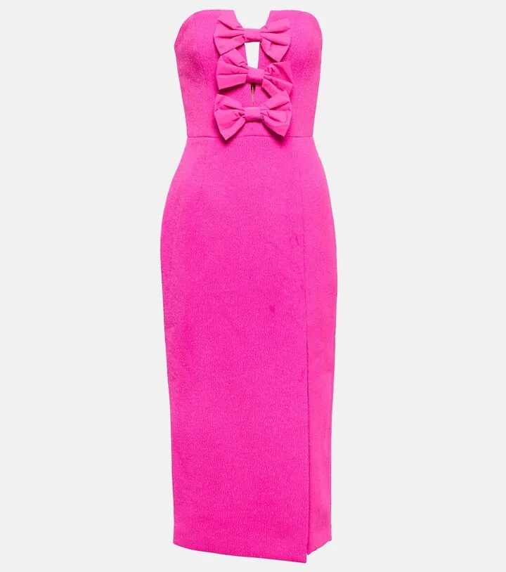 Cecily strapless midi dress