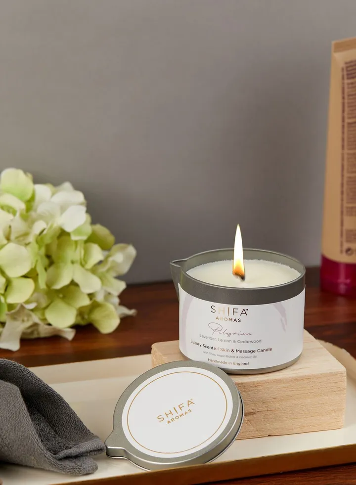 Lavender, Lemon & Cedarwood Massage Candle