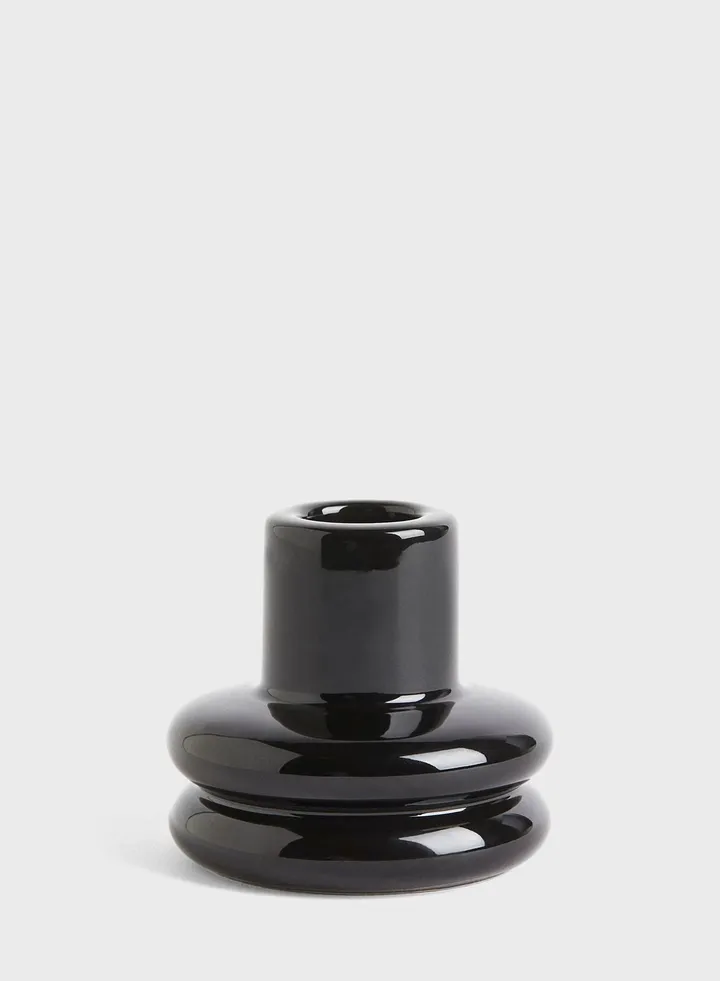 Stoneware Candlestick