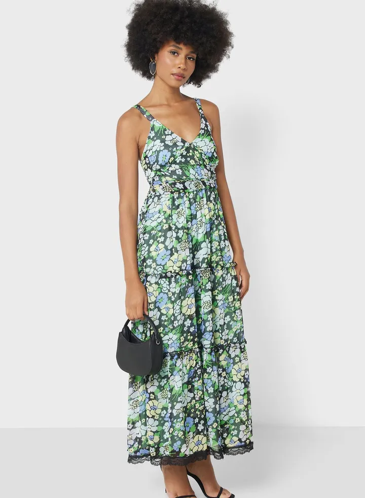 Ditsy Printed Dress