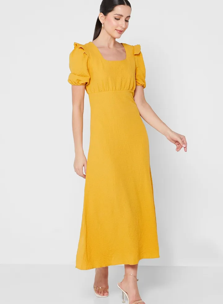 Frill Sleeve Detail Dress