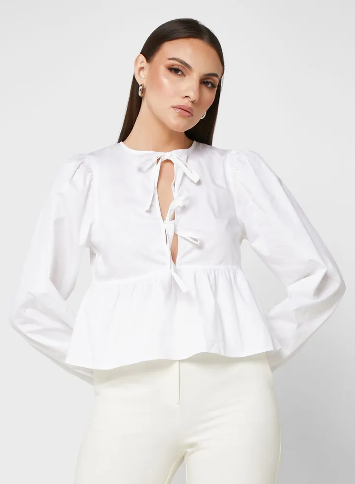 Tie Detail Top