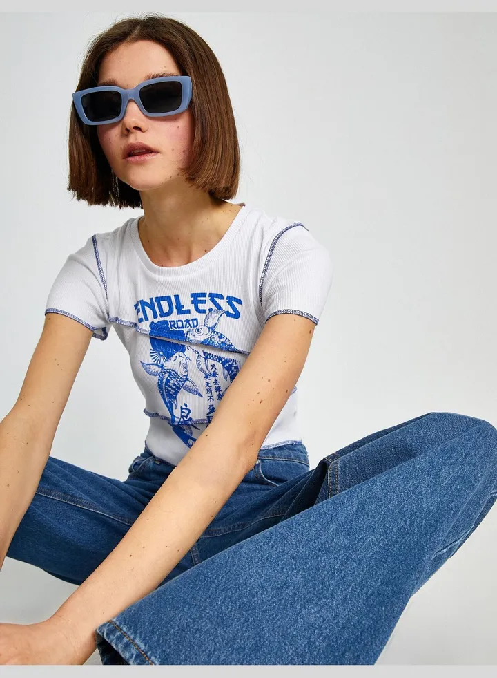 Printed Short Sleeve T-shirt
