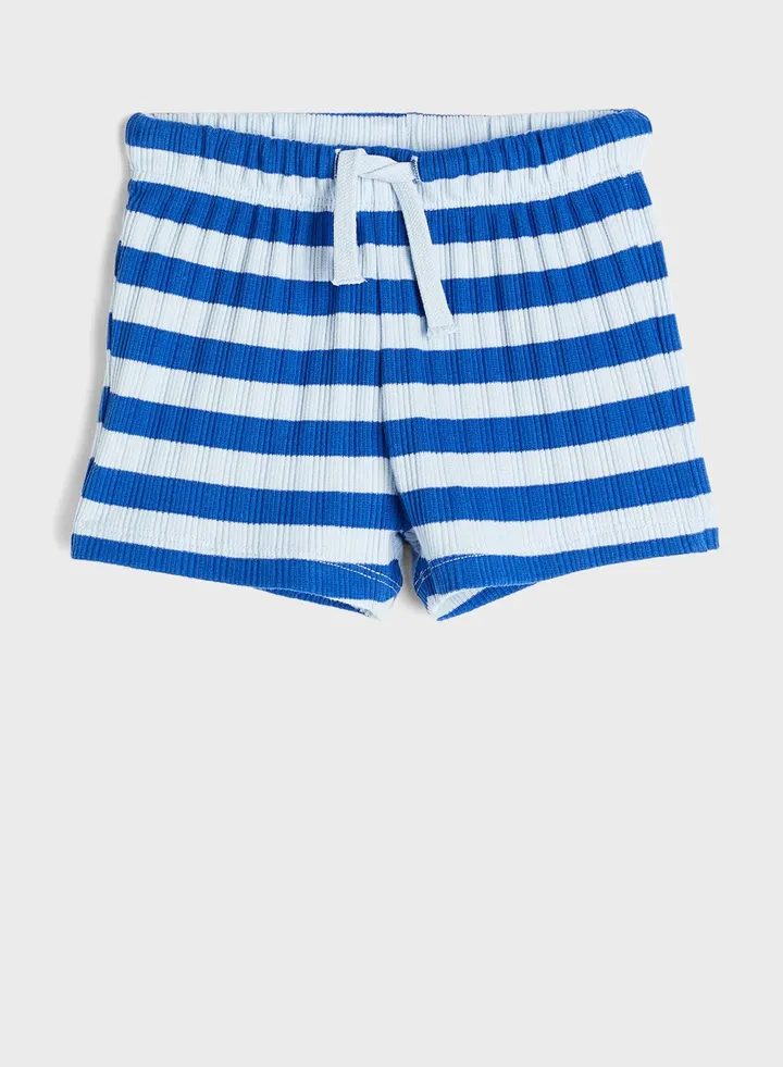 Kids Stripe Jersey Shorts
