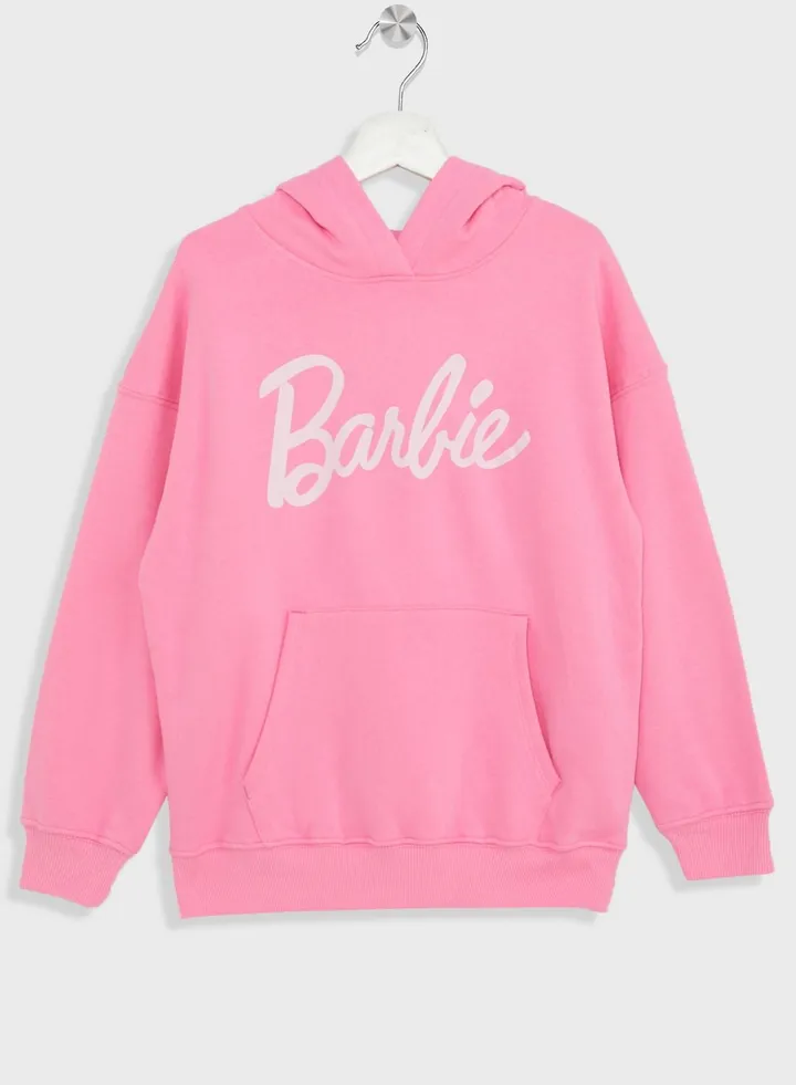 Youth Barbie Print Hoodie