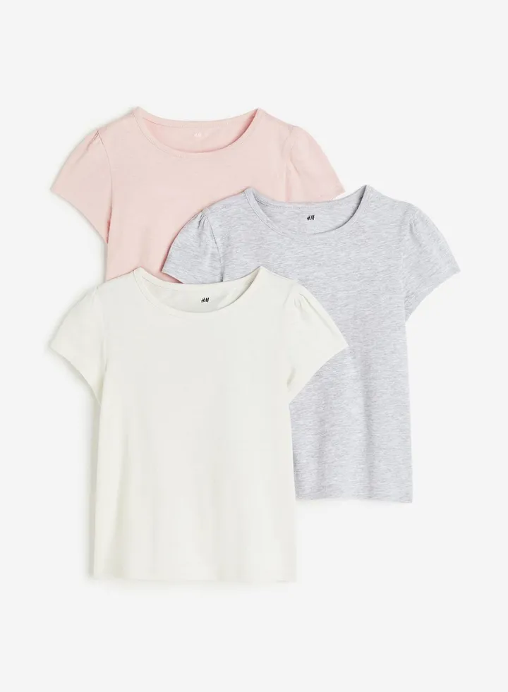 Kids 3 Pack Essential Printed T-Shirt
