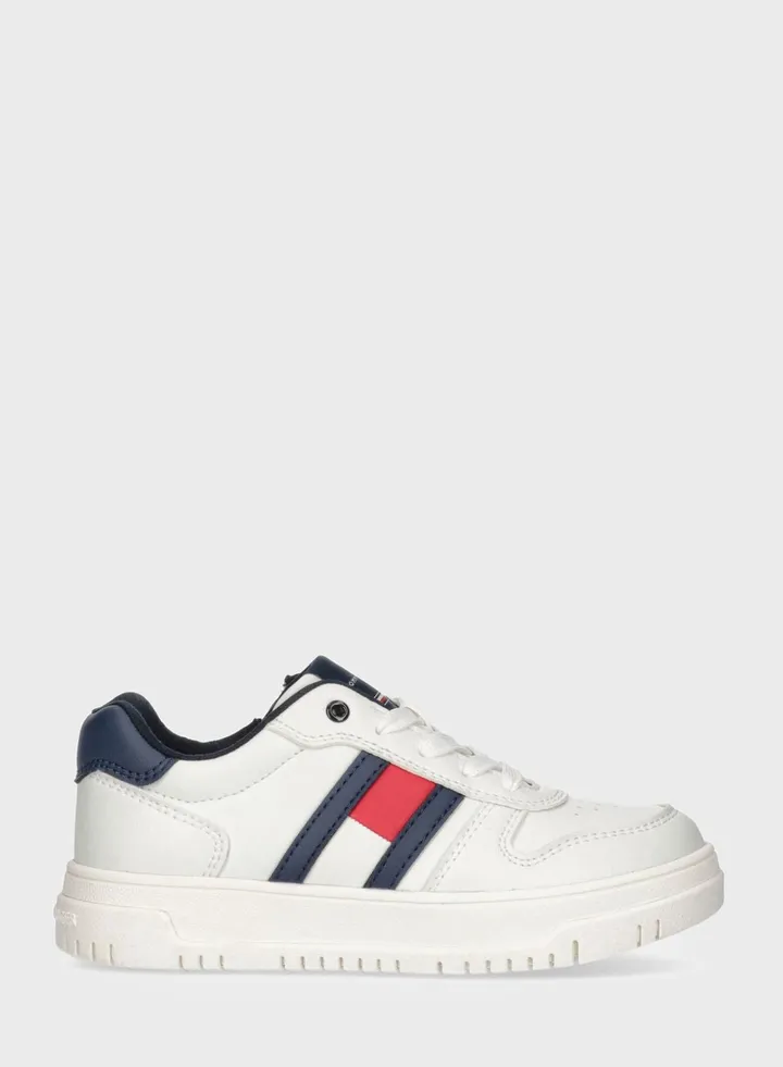 Kids Low Top Lace Up Sneakers