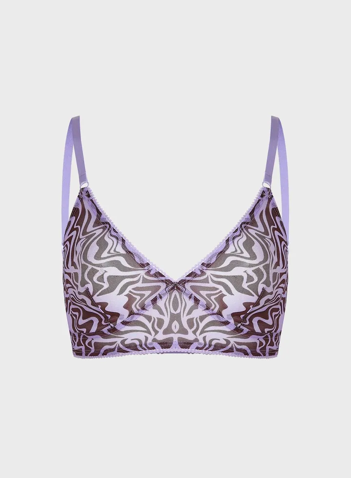 Plunge Neck Bra