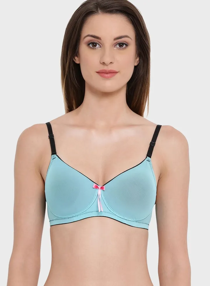 Knitted Plunge Neck Bra