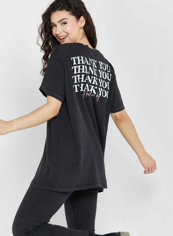 Graphic Boyfriend T-Shirt