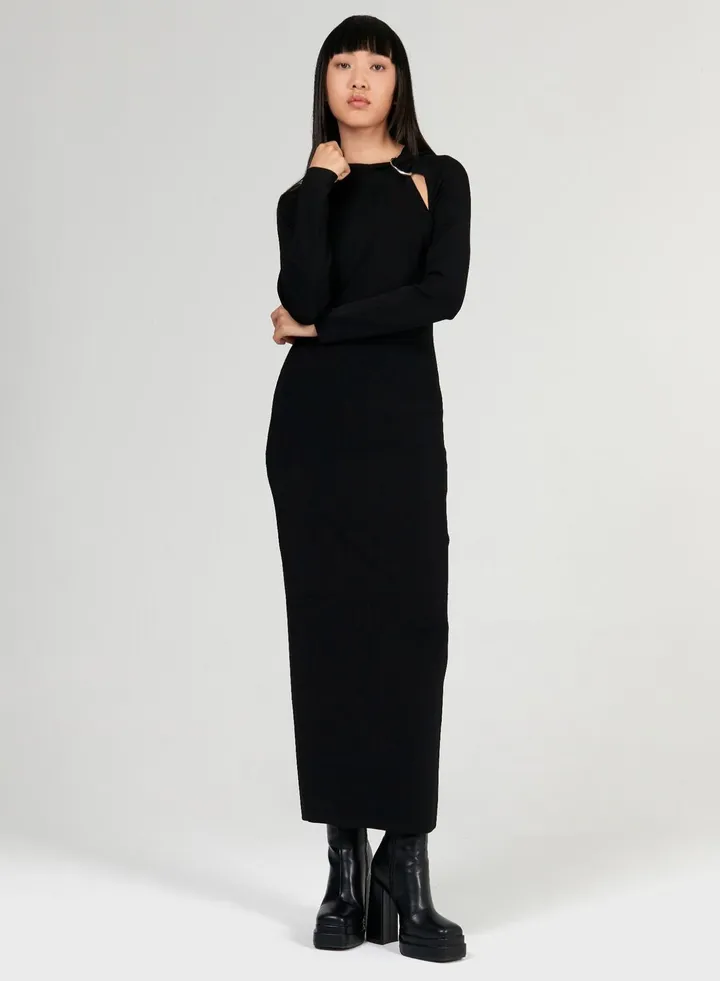 Hooded Knitted Dress
