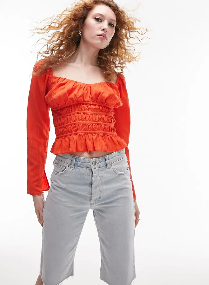 Sweetheart Neck Top
