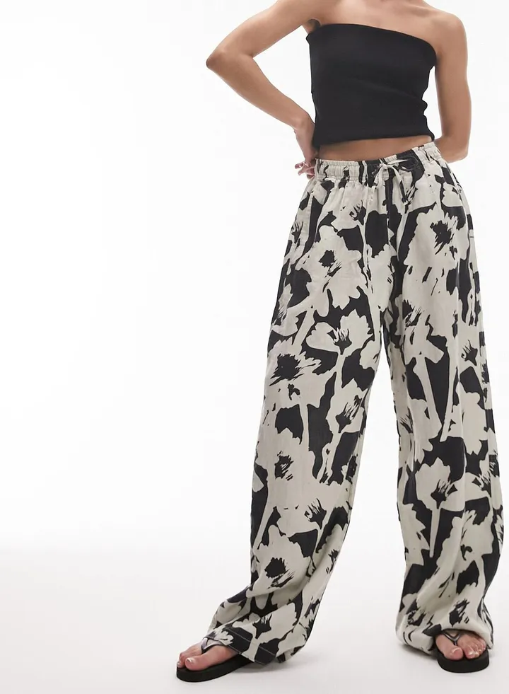 Floral Print Pants