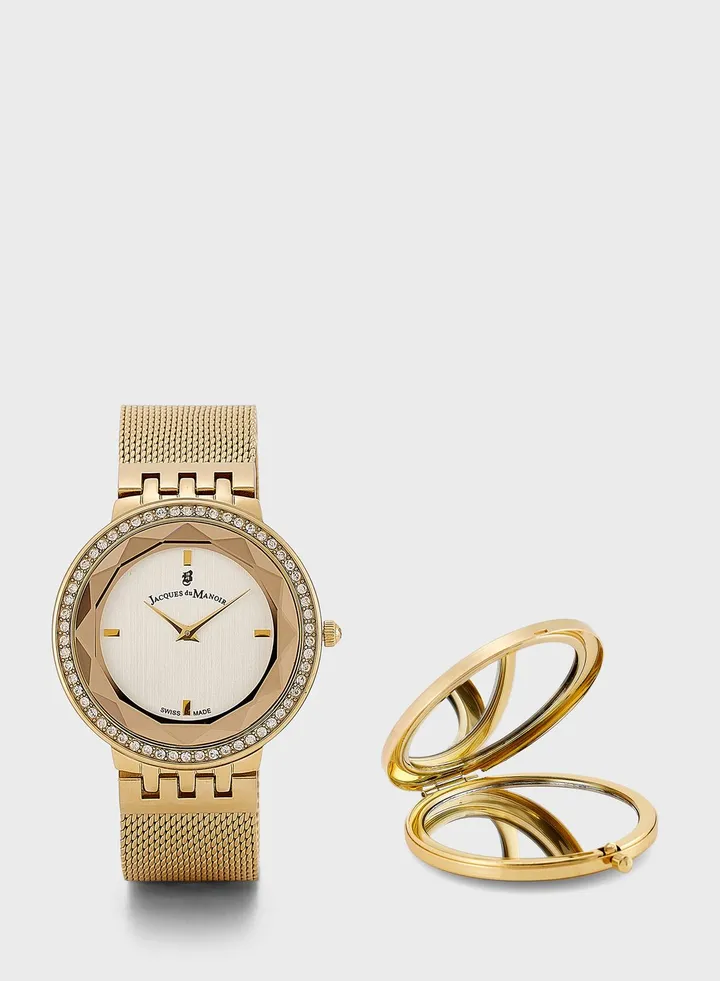 Classic Mesh Strap Analog Watch