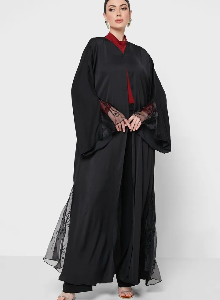 Flute Sleeve Abaya
