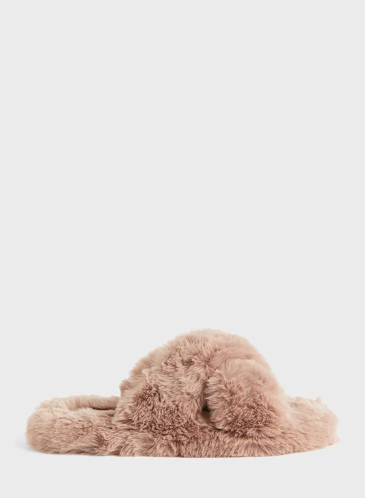 Fur Bedroom Slippers