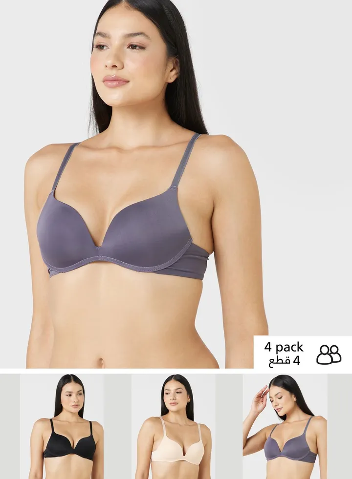 3 Pack Demi Bra