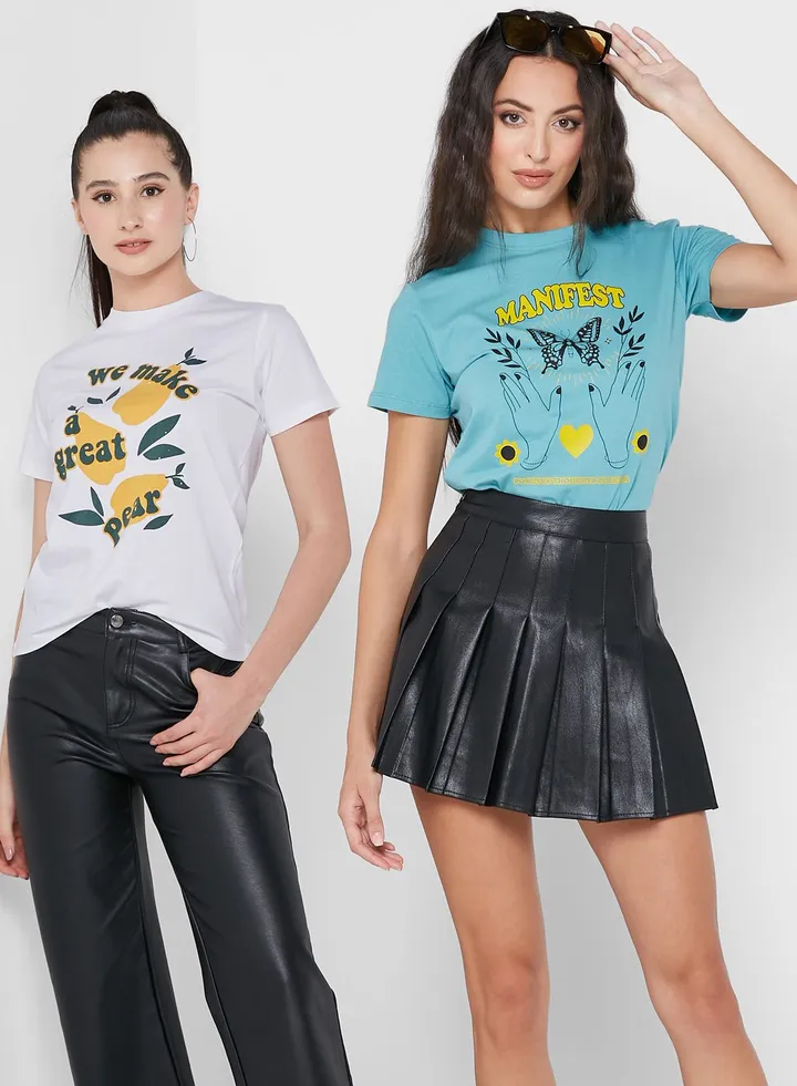 2 Pack Graphic T-Shirt
