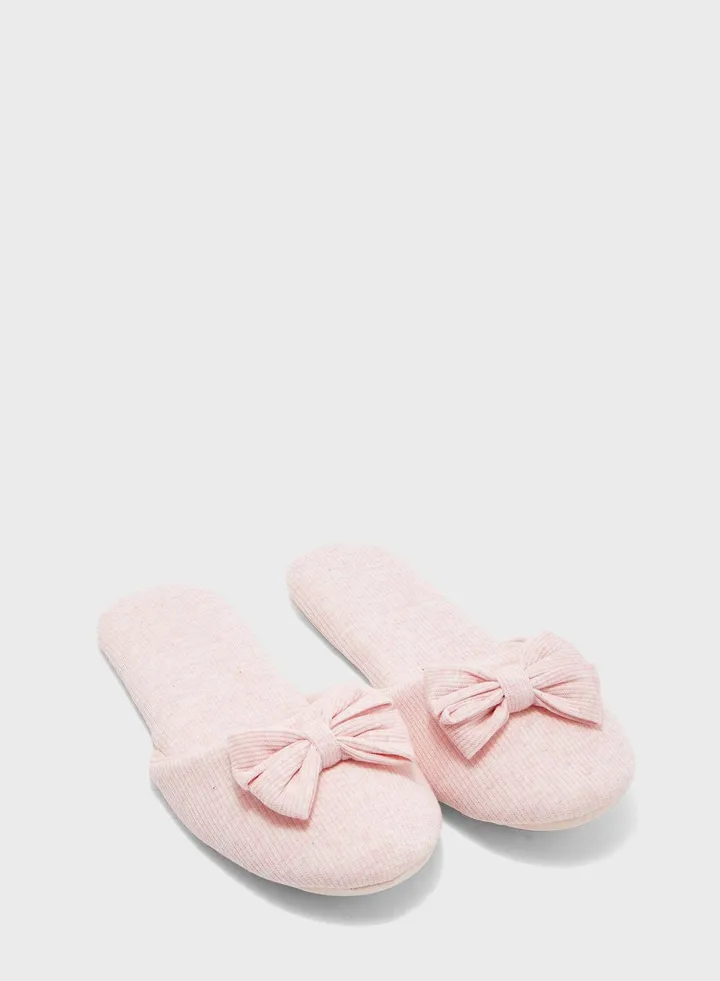 Bow Slippers