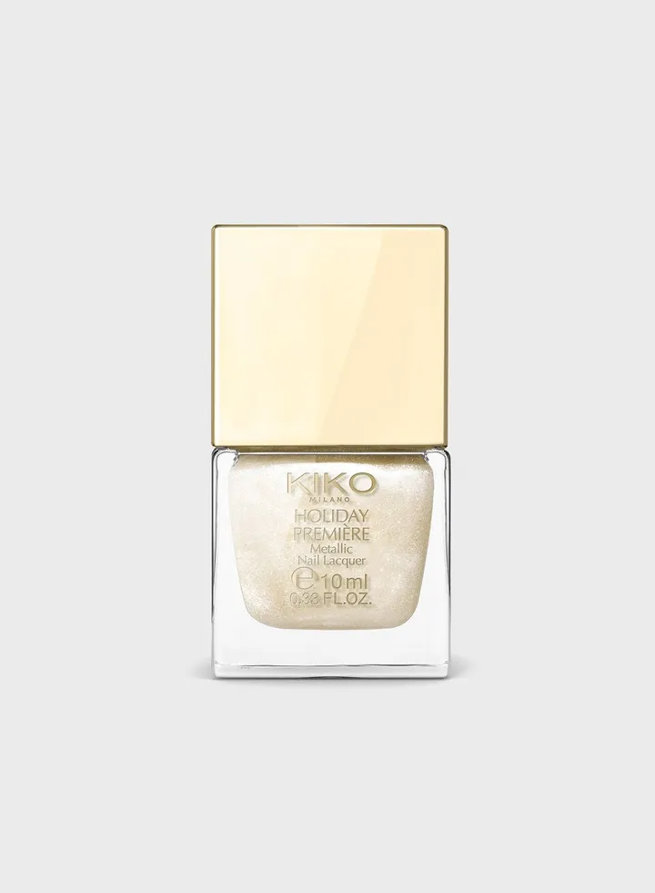 Metallic Nail Lacquer 01 - Pearly White