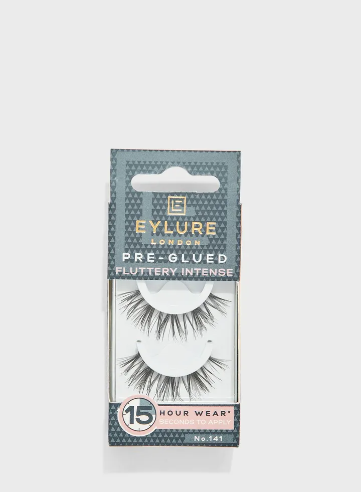Pre-Glued Lashes -Fluttery Intense 141