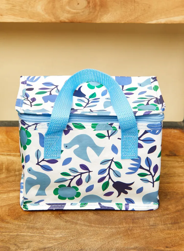Folk Doves Lunch Bag
