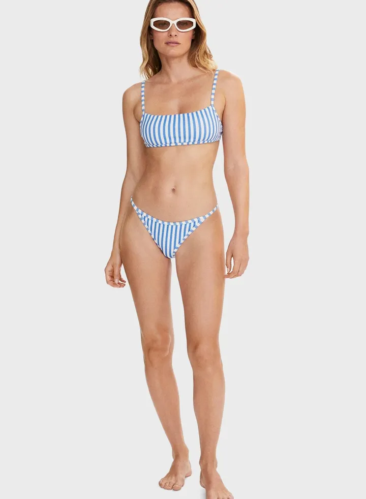 Striped Bikini Top