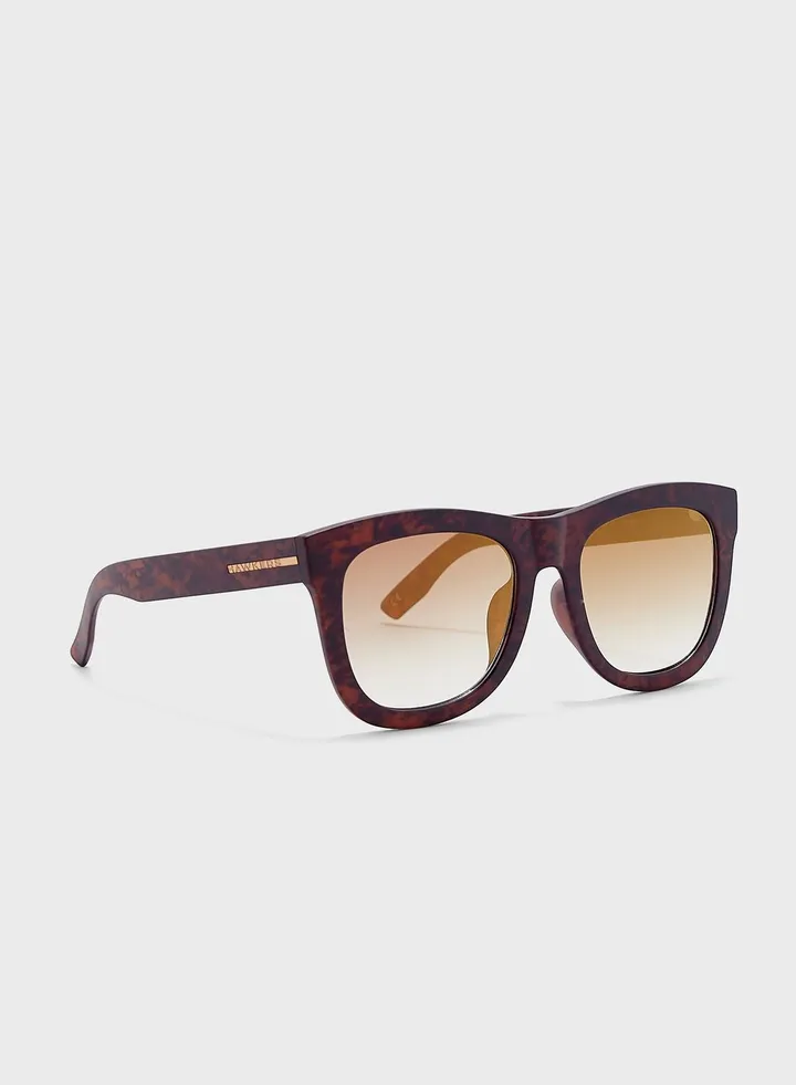 Dark Carey Oversized Sunglasses