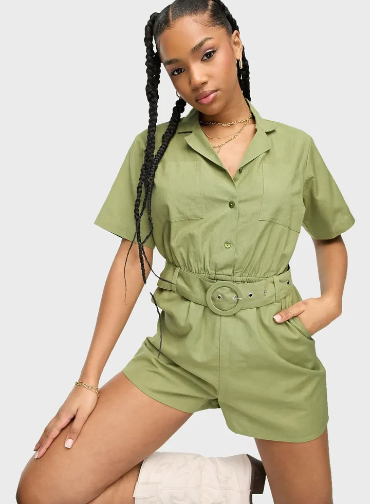 Belt Detail Playsuit