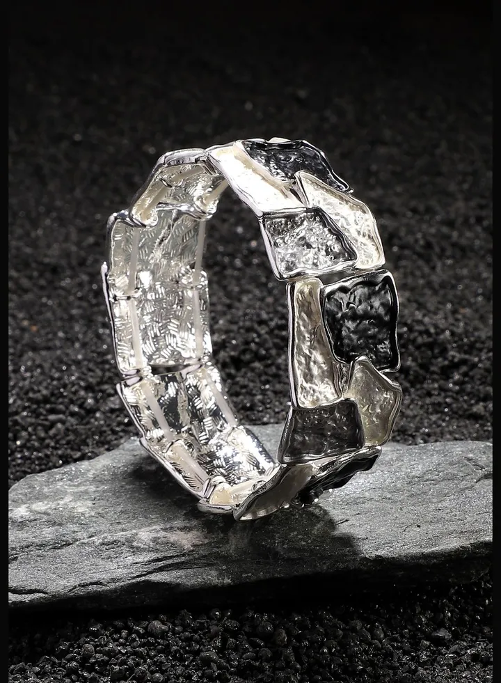Silver Plated Designer Party Wear Bracelet For Women