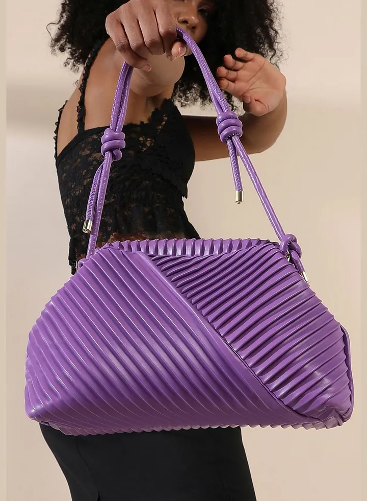 Solid Adjustable Regular Faux Leather Hand Bag For Women