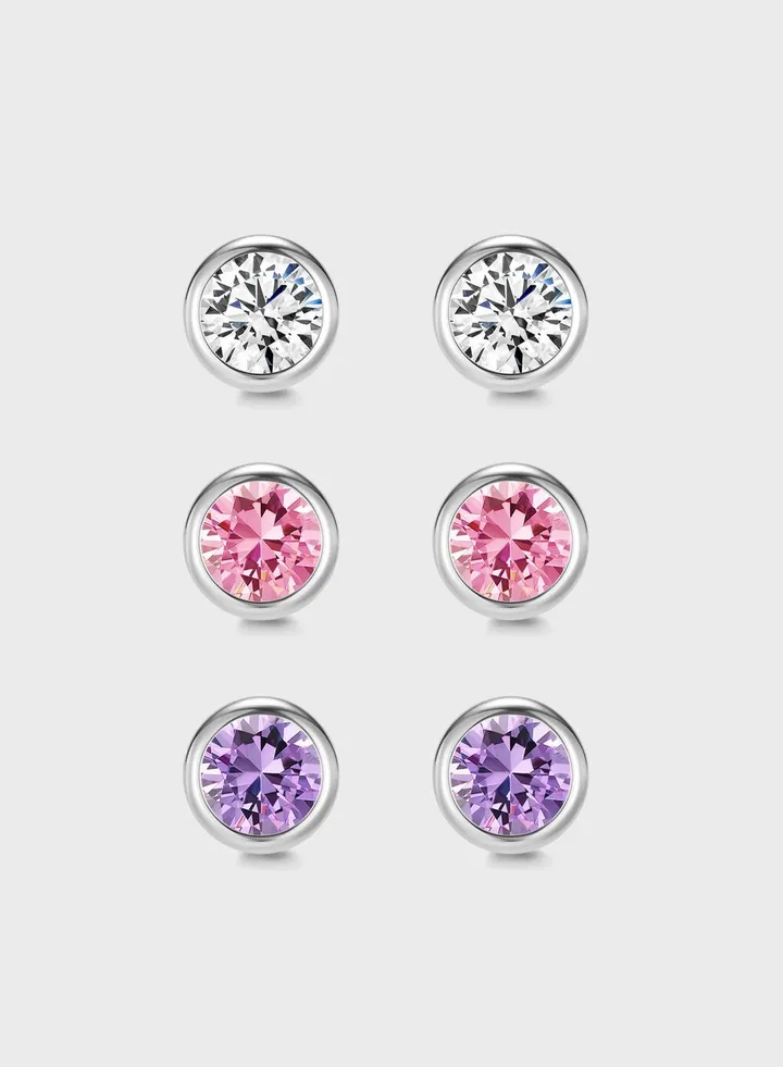 Pretty In Pastel Earrings Set