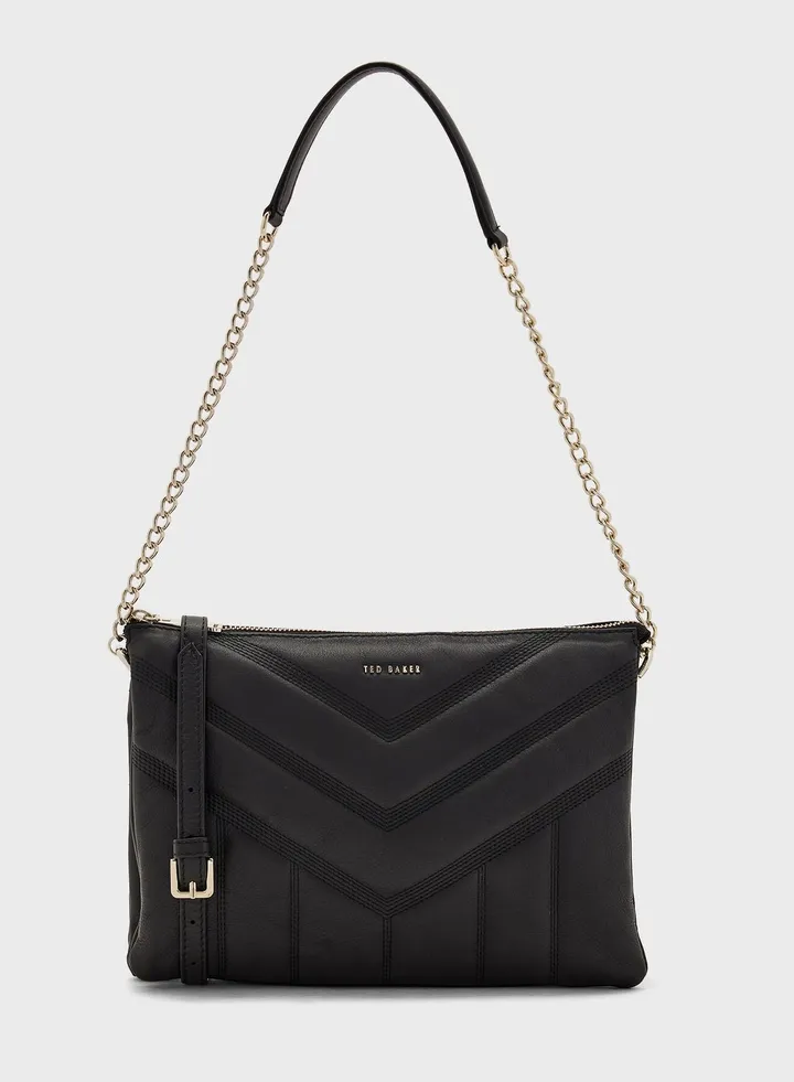 Ayahla Puffer Quilted Crossbody Bag
