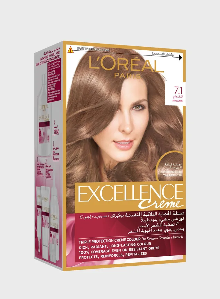 Excellence Crème Permanent Color Ash Blonde
