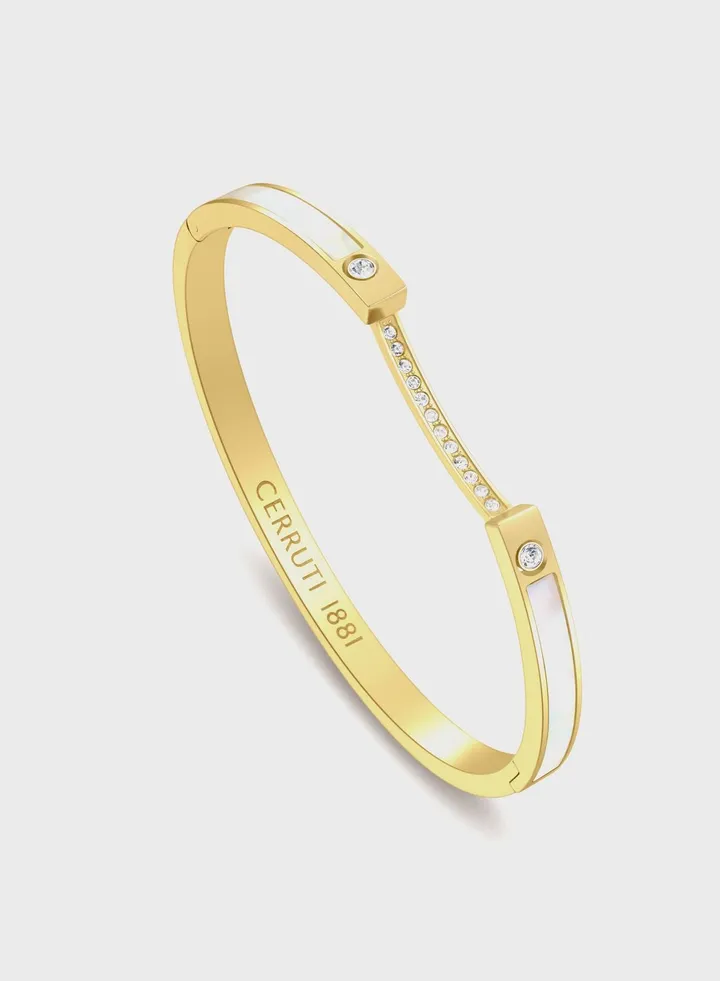 Monogram Detail Bangle