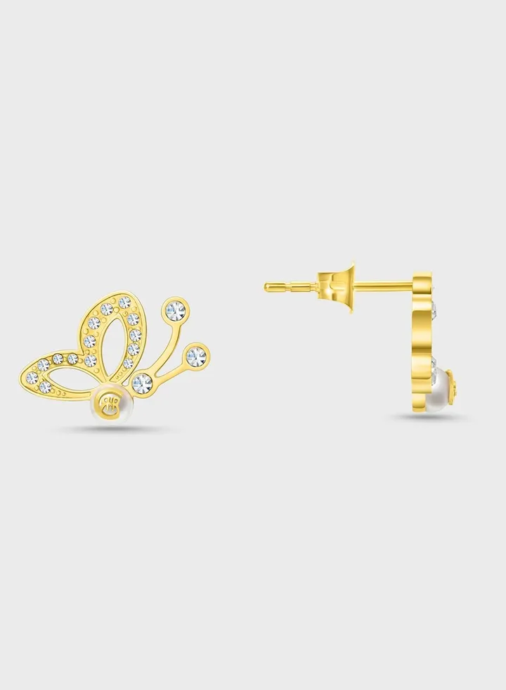Butterfly Detailed Stud Earrings