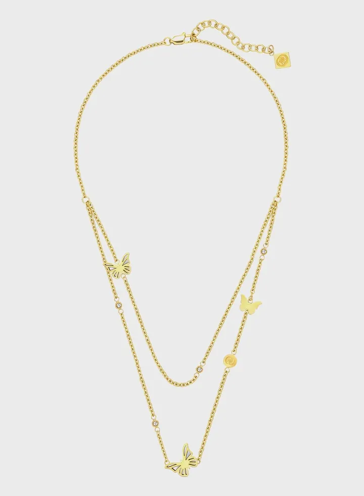 Chain Detail Layered Necklace
